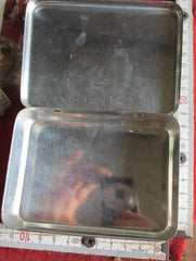 Marine Freikorps Reichbanner Schwarz Rot Gold Tabakdose Graben-Arbeit Reservisten Maße ca 11x8x3 cm aus einem alten Händlerbestand