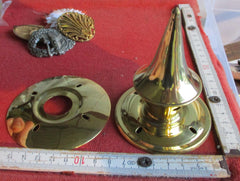 Dorn Spitze für Pickelhaube Tschako Ersatzteil mit abschraubbarer Spitze aus einem alten Händlerbestand