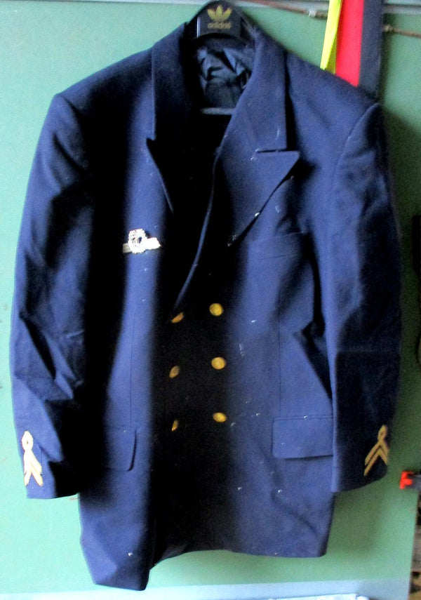 Marine Orden mit Abzeichen Bundeswehr Stabsbootsmann Uniform Jacke Größe ca 50 aus einem alten Händlerbestand