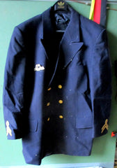 Marine Orden mit Abzeichen Bundeswehr Stabsbootsmann Uniform Jacke Größe ca 50 aus einem alten Händlerbestand