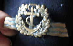 Marine Orden mit Abzeichen Bundeswehr Stabsbootsmann Uniform Jacke Größe ca 50 aus einem alten Händlerbestand