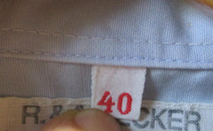 SOMMER Hemd mit Schulterklappen Oberfeldwebel Litze schwarz rot gold Infanterie Größe 40 aus einem alten Händlerbestand