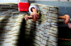 NVA SEESACK Sack Militär Strichtarn Einstrich- Kein- Strich DDR Grösse: ca.: 95/55cm