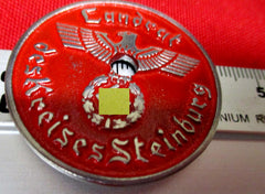 Steinburg Holstein mit HK 3.Reich Steuermarke KFZ Kennzeichen Plakette Durchmesser ca 35mm