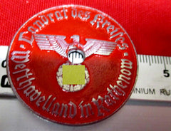 Rathenow Brandenburg mit HK 3.Reich Steuermarke KFZ Kennzeichen Plakette Durchmesser ca 30mm