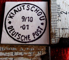 Deutsche Kolonien Post Stempel China Kiautschou 1901 Sammler Briefmarke