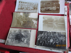 1.WK Weltkrieg deutsche Front Soldaten 6x Foto AK Feldpost Schützengraben
