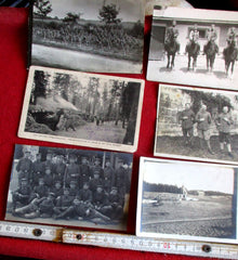 1.WK Weltkrieg deutsche Front Soldaten 6x Foto AK Feldpost Schützengraben