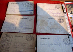 Feldpost 1.WK Weltkrieg Soldaten Post 5 Stück Briefe