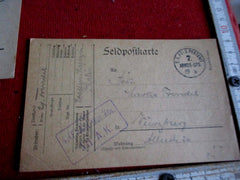 Feldpost 1.WK Weltkrieg Soldaten Post 7 Stück Briefe