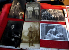 1.WK Weltkrieg deutsche Front Soldaten 5x Foto AK Feldpost Schützengraben Front