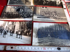 1.WK Weltkrieg deutsche Front Soldaten 6x Foto AK Feldpost Schützengraben