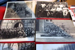 1.WK Weltkrieg deutsche Front Soldaten 6x Foto AK Feldpost Schützengraben