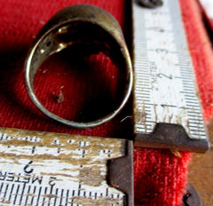 SS Ring Kantinenring Totenkopf Ring Ehrenring aus Metall ohne Brillie ca 20 mm Durchmesser