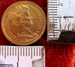 Autobahngold 5 Gulden Gold 1912 Niederlande Wilhelmina I. 1890-1948 aus Erbschaft / Haushaltsauflösung