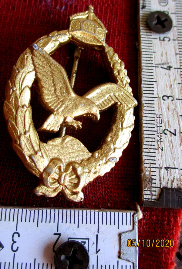 SMS Kriegs Marine Flugzeugführer 1.WK Fliegertruppe Orden Abzeichen deutsches Reich Staaten