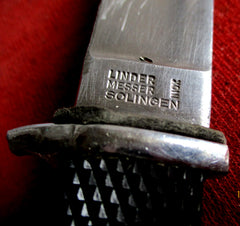 HJ-Fahrtenmesser Hitlerjugend Pimpfe Lindner Messer Solingen ohne Devise Blut und Ehre Original