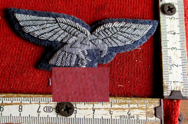 Uniform Adler Luftwaffe aus Stoff gestickt mit HK