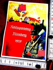 Ak RAD Reichsparteitag Nürnberg 1937 mit HK ungelaufen Ansichtskarte