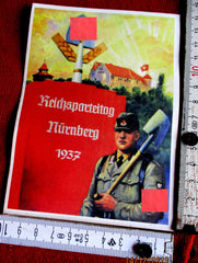 Ak RAD Reichsparteitag Nürnberg 1937 mit HK ungelaufen Ansichtskarte