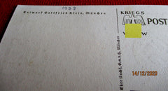 DANZIG IST DEUTSCH Propaganda AK mit HK ungelaufen Kriegs WHW