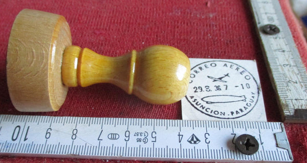 Asuncion Paraguay 1936 Zeppelin Post Stempel Luftschiff Sammler Briefmarke