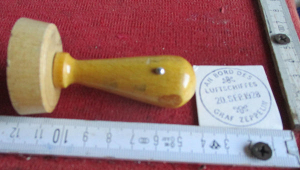 Graf Zeppelin an Bord 1928 Post Stempel Luftschiff Sammler Briefmarke