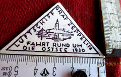 Luftschiff Graf Zeppelin 1930 Ostsee-Fahrt Post Stempel Sammler Briefmarke