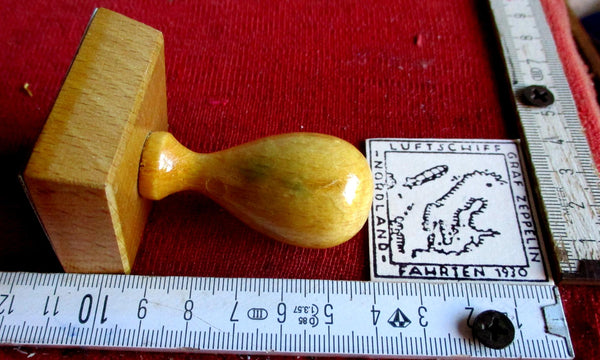 Luftschiff Graf Zeppelin 1930 Nordland-Fahrten Post Stempel Sammler Briefmarke