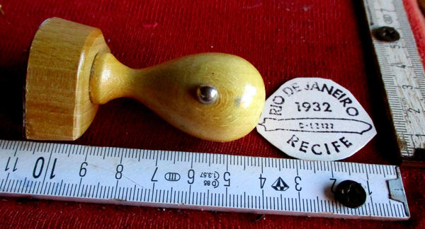 Rio de Janeiro Recife Brasilien 1932 Zeppelin Post Stempel Sammler Briefmarke Brief