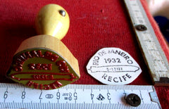 Rio de Janeiro Recife Brasilien 1932 Zeppelin Post Stempel Sammler Briefmarke Brief