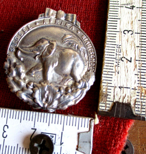 Kolonien Kaiserreich Elefanten Orden gemarkt 1.WK Kaiserreich DSWA Südsee Kiautschou an Nadel