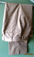 Polizei Uniform Hose Khaki Größe ca 50 Uniformhose Bundfaltenhose Diensthose Polizei Hose braunbeige sandfarben Sommer-