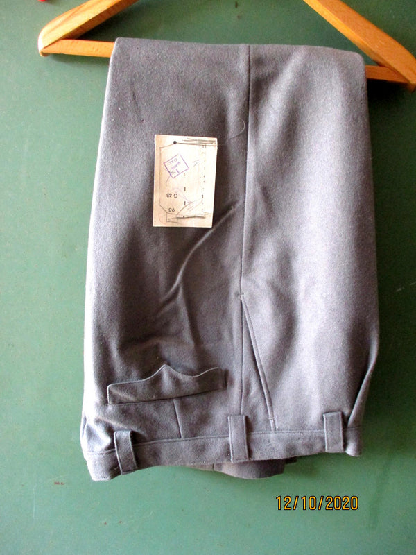 KVP NVA DDR g48 Uniformhose Bundfaltenhose Diensthose VOPO Polizei Hose braunbeige sandfarben Sommer