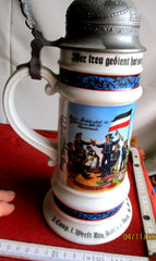 alter Reservistenkrug Kolonien Marine Kiel SMS Freya u. Prinz Adalbert 1901/04 Erinnerung an meine Dienstzeit 2.Comp. 1.Werft Div. Kiel u.a. Bord