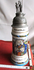 alter Reservistenkrug Bodenbild Augsburg Bayern Reservist Riedler 3.Inf.Rgt."Prinz Carl von Bayern" 5.Comp. Augsburg 1906/1908 Erinnerung an meine Dienstzeit