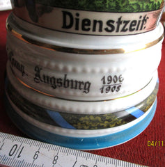 alter Reservistenkrug Bodenbild Augsburg Bayern Reservist Riedler 3.Inf.Rgt."Prinz Carl von Bayern" 5.Comp. Augsburg 1906/1908 Erinnerung an meine Dienstzeit