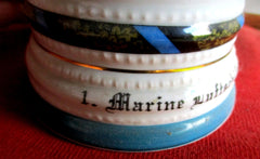 alter Reservistenkrug Bodenbild Zeppelin Fliegertruppe Marine Tondern 1912-13 Franz Roth 1.Marine Luftschiffer Regt./Tondern Erinnerung an meine Dienstzeit