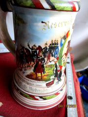alter Reservistenkrug Bodenbild Celle Niedersachsen Feld Artillerie 5. Battr. Niedersächs. FeldArt-Rent No 46 Celle 1902/04