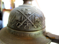 alter Reservistenkrug Bodenbild Marine Kiel SMS Scharnhorst SMS " Scharnhorst" Kiel 1910 Reservist Klocke