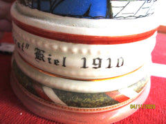 alter Reservistenkrug Bodenbild Marine Kiel SMS Scharnhorst SMS " Scharnhorst" Kiel 1910 Reservist Klocke