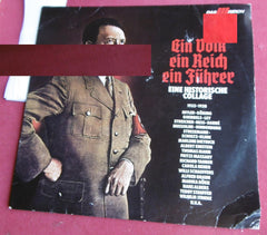 Propaganda NSDAP Adolf Hitler LP Schallplatte Ein Volk Ein Reich Ein Führer