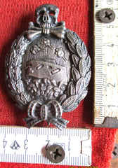 Panzer Abzeichen Orden 1.WK Kampfwagen Erinnerungsabzeichen 1.WK an Nadel patiniert