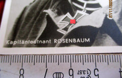 Ritterkreuz Träger U-Boote Marine Maße siehe Scan Rosenbaum, Ewald Hugo Helmut