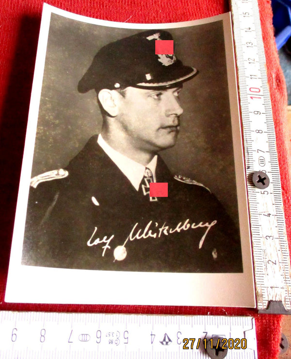 Foto AK Ritterkreuz Träger U-Boote Marine Maße siehe Scan Rolf Christian Detlef Mützelburg AUTOGRAMM