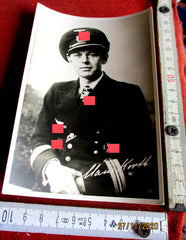 Foto AK Ritterkreuz Träger U-Boote Marine Maße siehe Scan Korth, Claus Autogramm