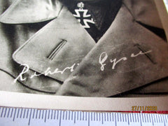 Foto AK Ritterkreuz Träger U-Boote Marine Maße siehe Scan Gysae, Robert Autogramm