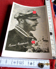 Foto AK Ritterkreuz Träger U-Boote Marine Maße siehe Scan Herbert Otto Kuppisch Unterschrift