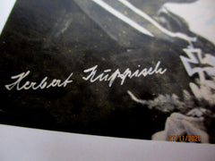 Foto AK Ritterkreuz Träger U-Boote Marine Maße siehe Scan Herbert Otto Kuppisch Unterschrift