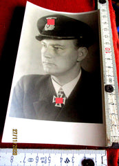 Foto AK Ritterkreuz Träger U-Boote Marine Maße siehe Scan Mohr, Johann
